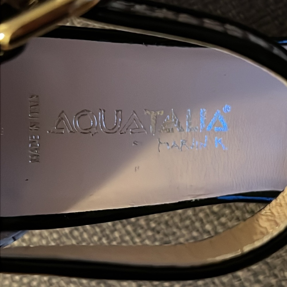 NWT Aquatalia wedge sandals sz 6.5 - Picture 2 of 8